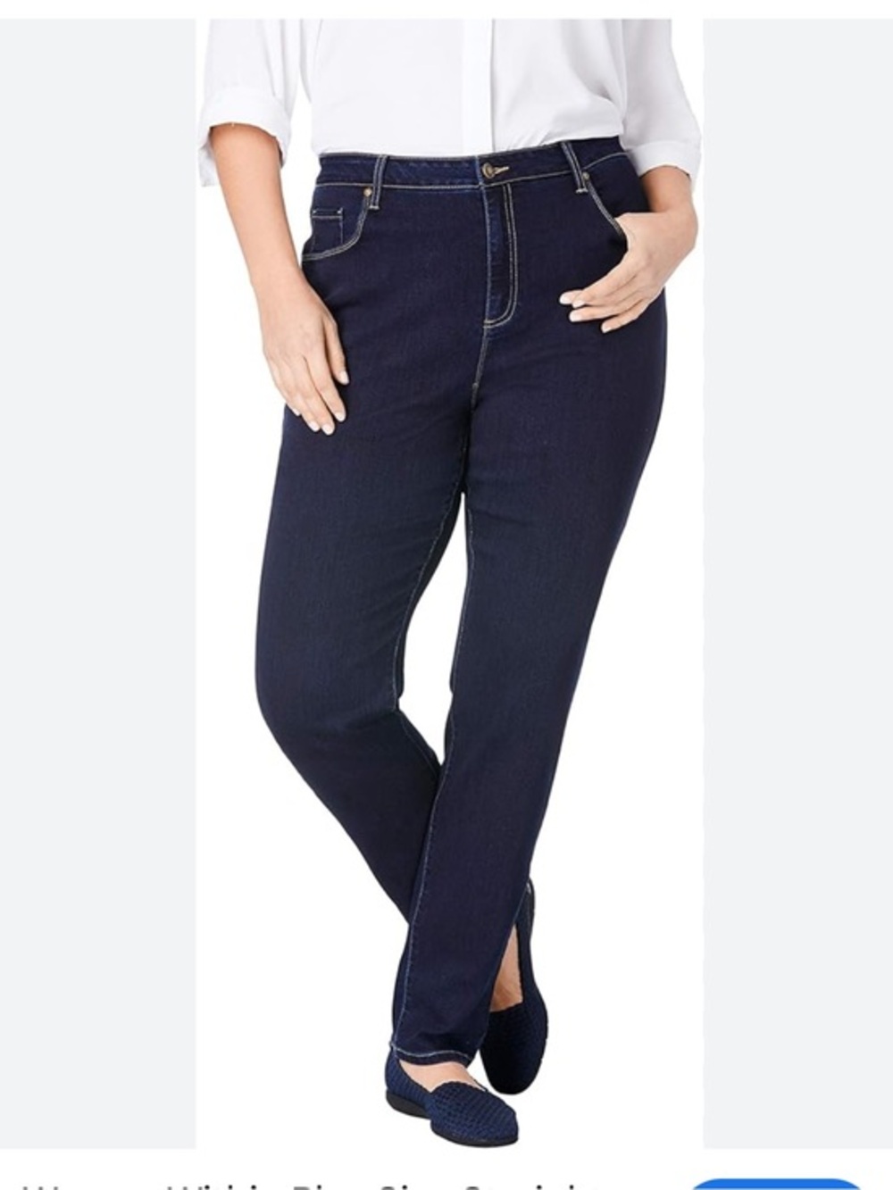 d. jeans Straight Dark Blue Jeans